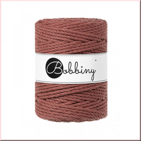 Bobbiny Macramegarn Durchmesser 5 mm 100 Meter 3 fach gedreht Sunset