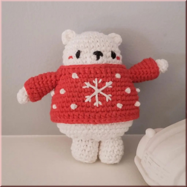 Amigurumi Eisbär Yule