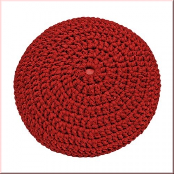 Hoooked DIY Häkel- und Strickset Pouf Marsala