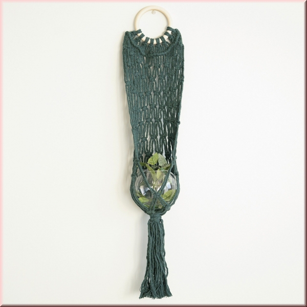 Hoooked DIY Set Blumenampel Bali Pine