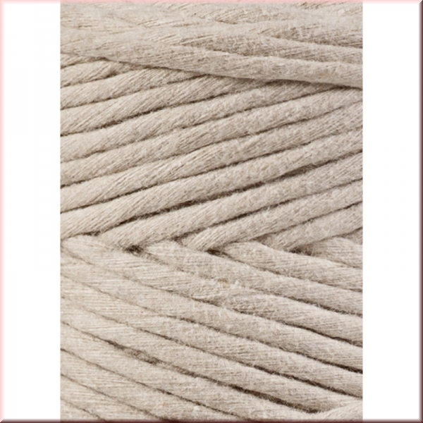 Bobbiny Macramegarn Durchmesser 3 mm 100 Meter Beige
