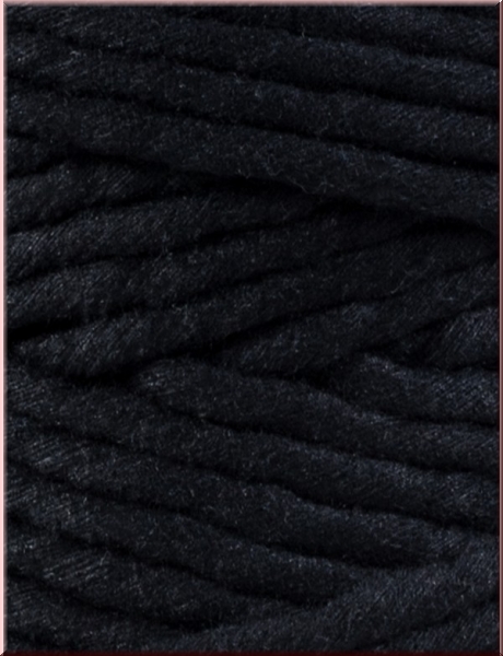 Bobbiny Macramegarn Durchmesser 5 mm 100 Meter Schwarz