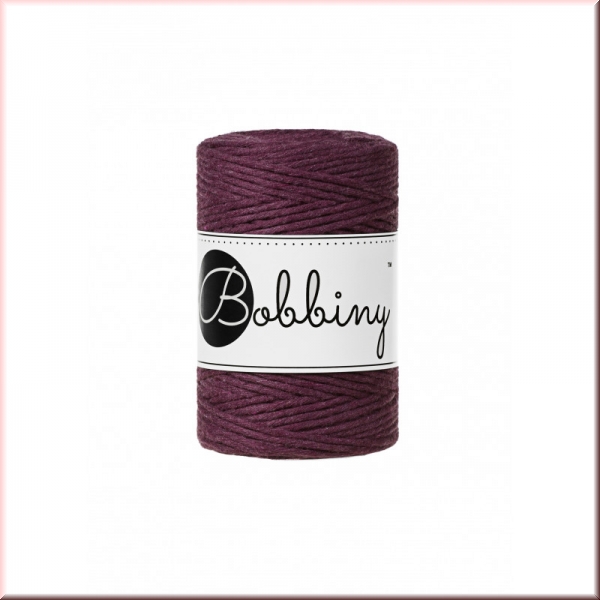 Bobbiny Macramegarn Durchmesser 1,5 mm 100 Meter Blackberry
