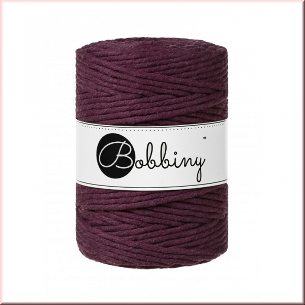 Bobbiny Macramegarn Durchmesser 5 mm 100 Meter Blackberry