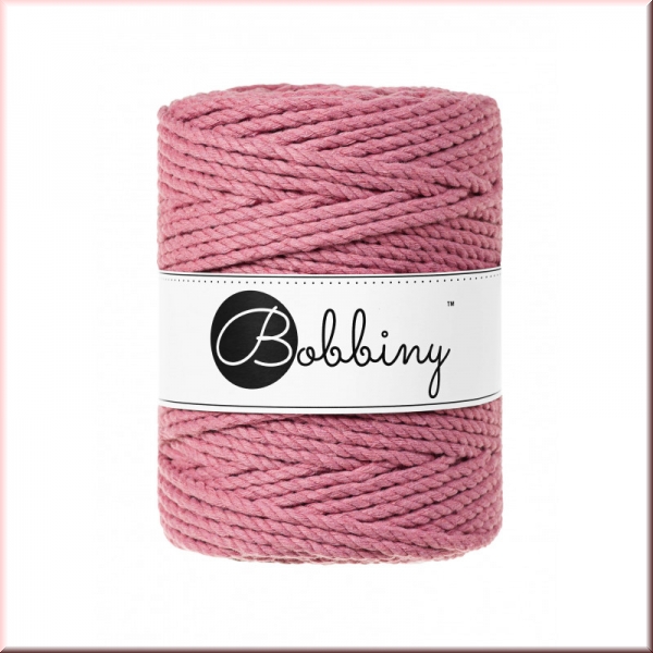 Bobbiny Macramegarn Durchmesser 5 mm 100 Meter 3 fach gedreht Blossom