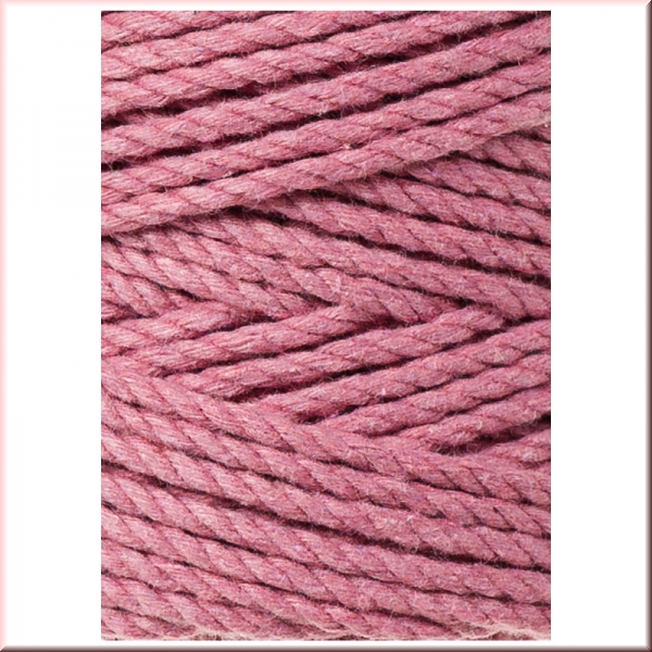 Bobbiny Macramegarn Durchmesser 3 mm 100 Meter 3fach gedreht Blossom