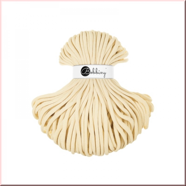Bobbiny Cords 9mm 100 Meter Butter Yellow