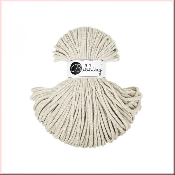 Bobbiny Cords 9mm 100Meter Cashmere Beige