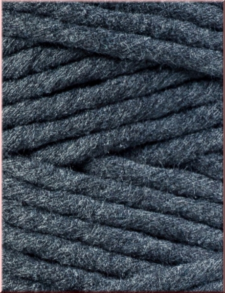 Bobbiny Macramegarn Durchmesser 5 mm 100 Meter Charcoal