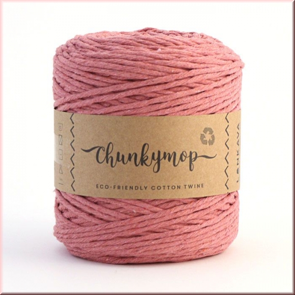 Lankava Macrame Chunkymop Altrosa in 4 mm, 235 Meter Lauflänge