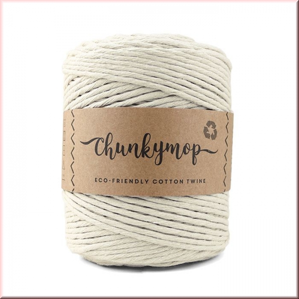 Lankava Macrame Chunkymop Greige in 4 mm, 235 Meter Lauflänge