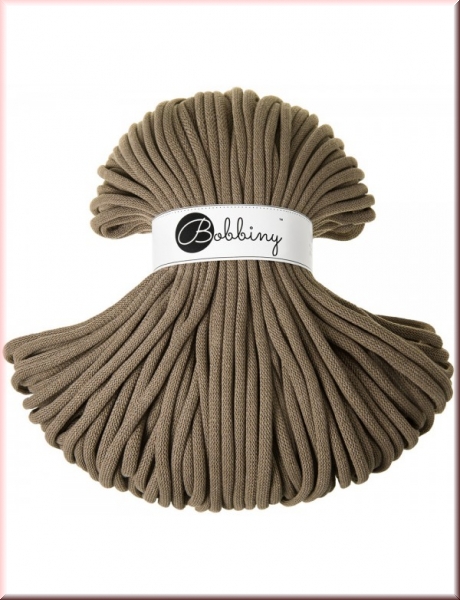 Bobbiny Cords 9mm 100Meter Coffee