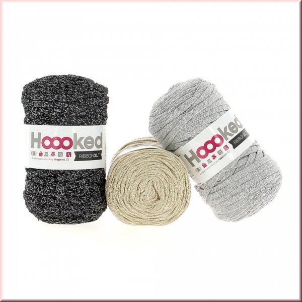 Hoooked Ribbon XL Lurex Real Diamonds Deal