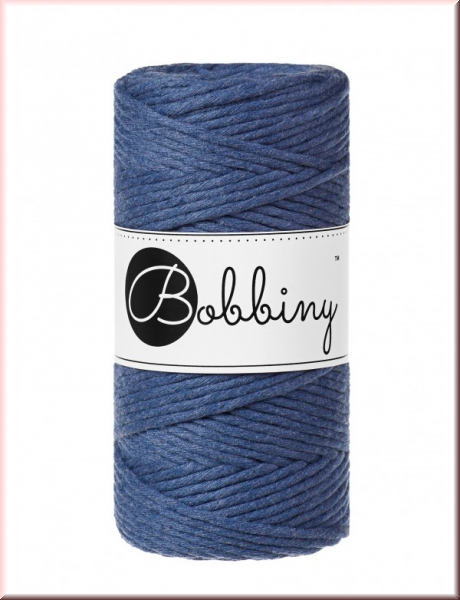 Bobbiny Macramegarn Durchmesser 3 mm 100 Meter Jeans