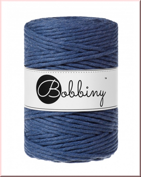 Bobbiny Macramegarn Durchmesser 5 mm 100 Meter Jeans