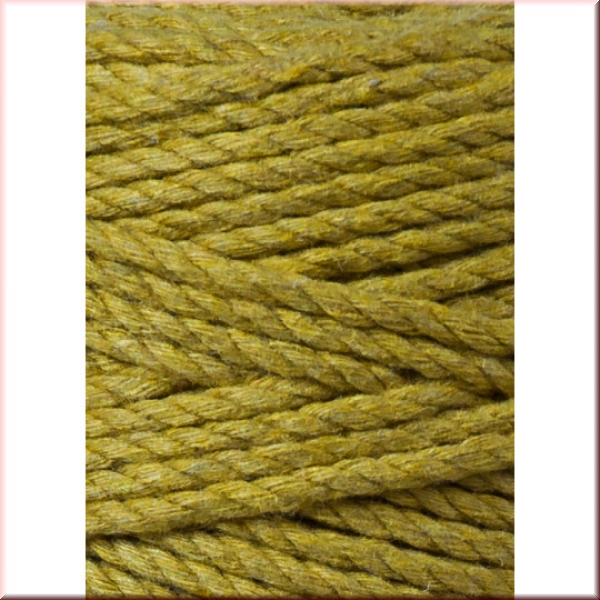 Bobbiny Macramegarn Durchmesser 3 mm 100 Meter 3fach gedreht Kiwi