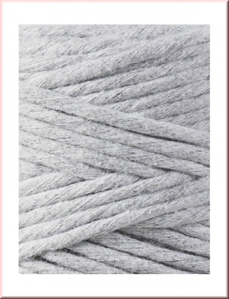 Bobbiny Macramegarn Durchmesser 3 mm 100 Meter Hellgrau