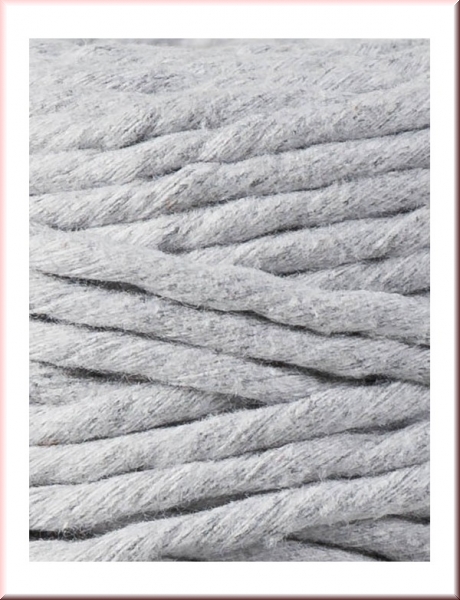 Bobbiny Macramegarn Durchmesser 5 mm 100 Meter Hellgrau