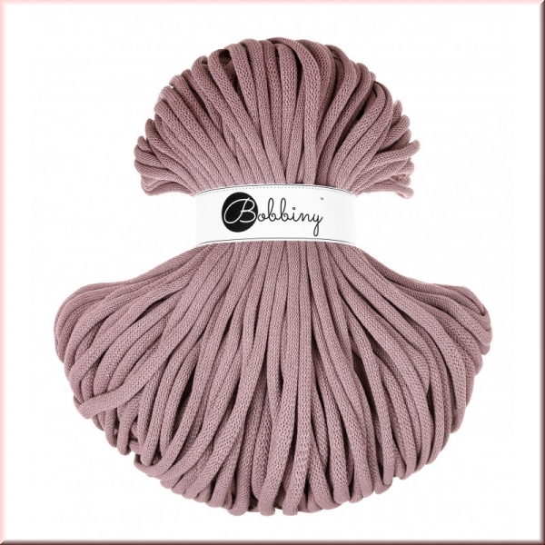 Bobbiny Cords 9mm 100Meter Mauve