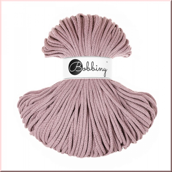 Bobbiny Cords 5mm 100 Meter Mauve