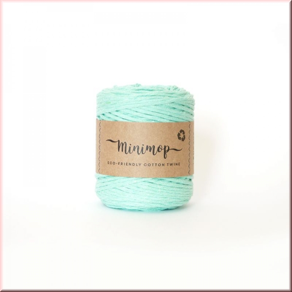 Lankava Macrame Minimop Mintgrün in 2,5 mm, 100 Meter Lauflänge