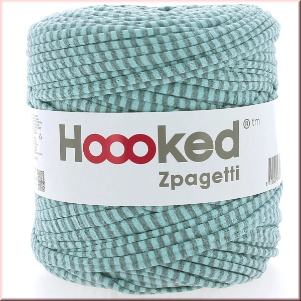 Hoooked Mint Gestreift Sparset 2 x 120 Meter