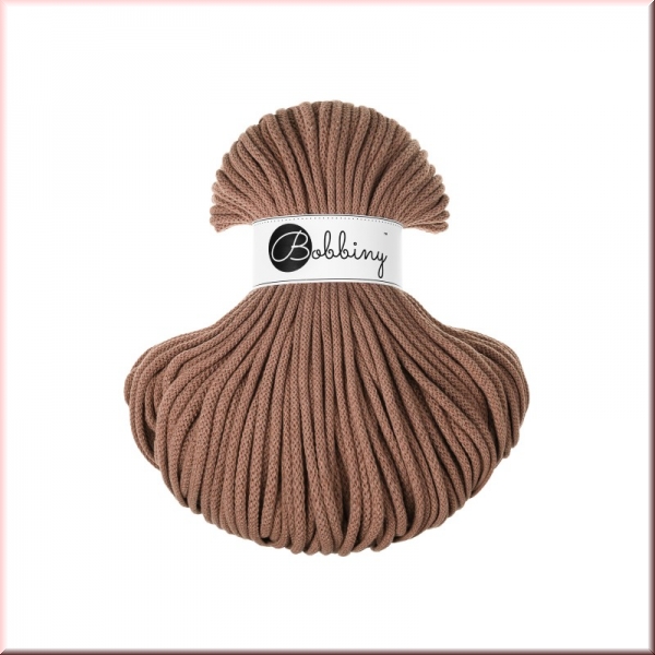 Bobbiny Cords 5mm 100 Meter Mocha Mousse
