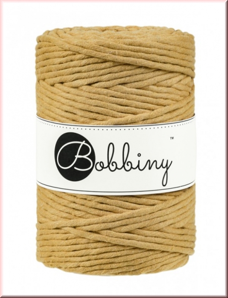 Bobbiny Macramegarn Durchmesser 5 mm 100 Meter Mustard