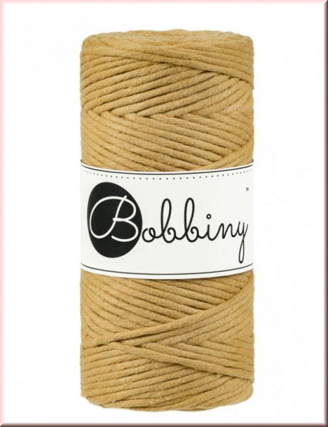 Bobbiny Macramegarn Durchmesser 3 mm 100 Meter Mustard