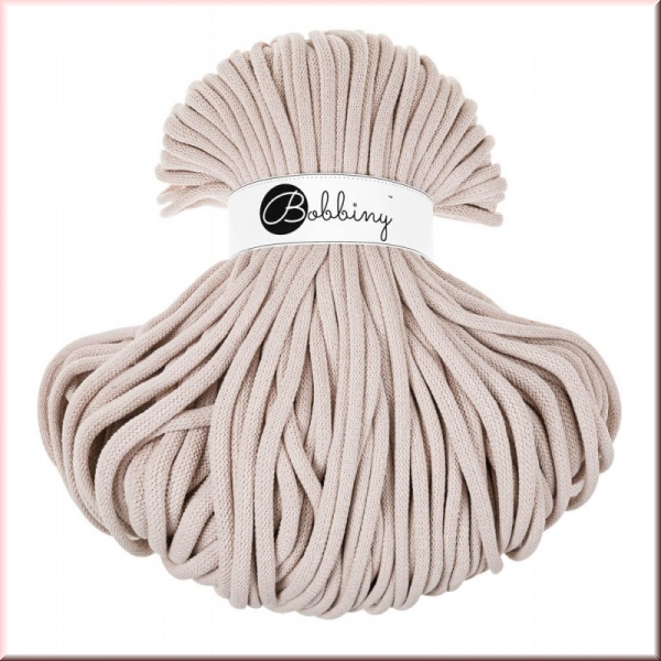 Bobbiny Cords 9mm 100Meter Nude