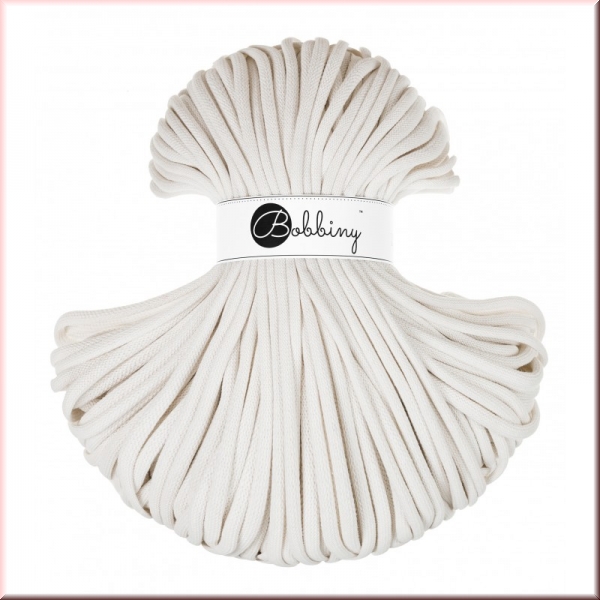 Bobbiny Cords 9mm 100Meter Off White