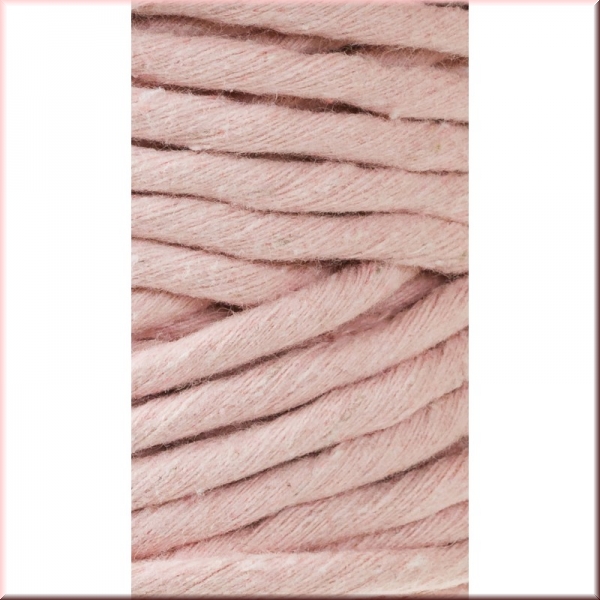 Bobbiny Macramegarn Durchmesser 5 mm 100 Meter Pastelpink