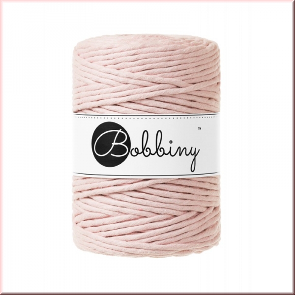 Bobbiny Macramegarn Durchmesser 5 mm 100 Meter Pastelpink