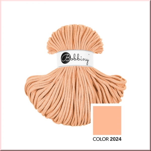 Bobbiny Cords 5mm 100 Meter Peach Fuzz