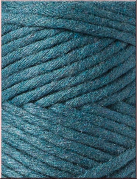 Bobbiny Macramegarn Durchmesser 3 mm 100 Meter Peacock Blue