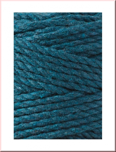 Bobbiny Macramegarn Durchmesser 3 mm 100 Meter 3fach gedreht Peacock