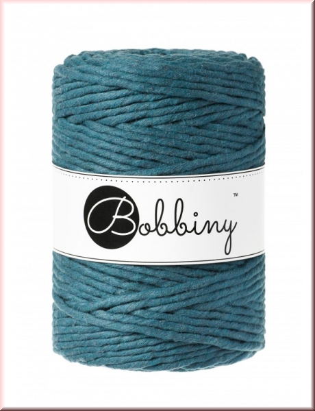 Bobbiny Macramegarn Durchmesser 5 mm 100 Meter Peacock Blue