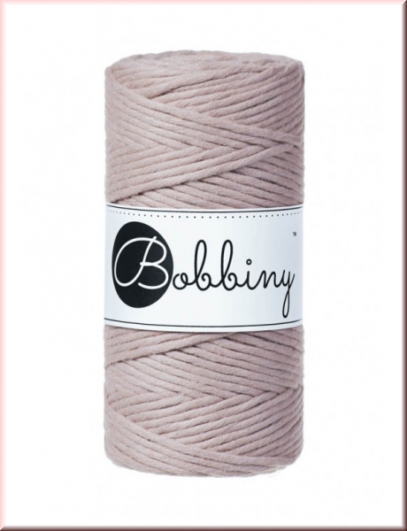 Bobbiny Macramegarn Durchmesser 3 mm 100 Meter Pearl