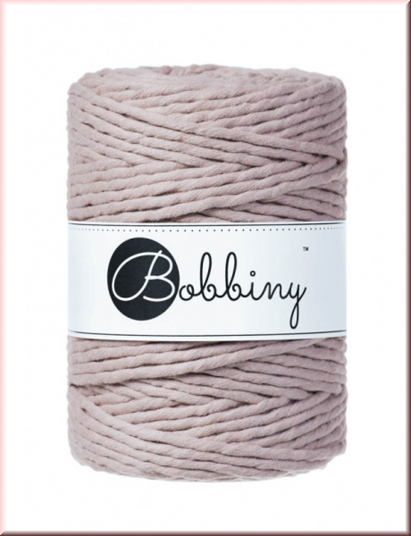 Bobbiny Macramegarn Durchmesser 5 mm 100 Meter Pearl