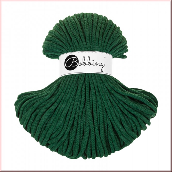 Bobbiny Cords 5mm 100 Meter Pine Green