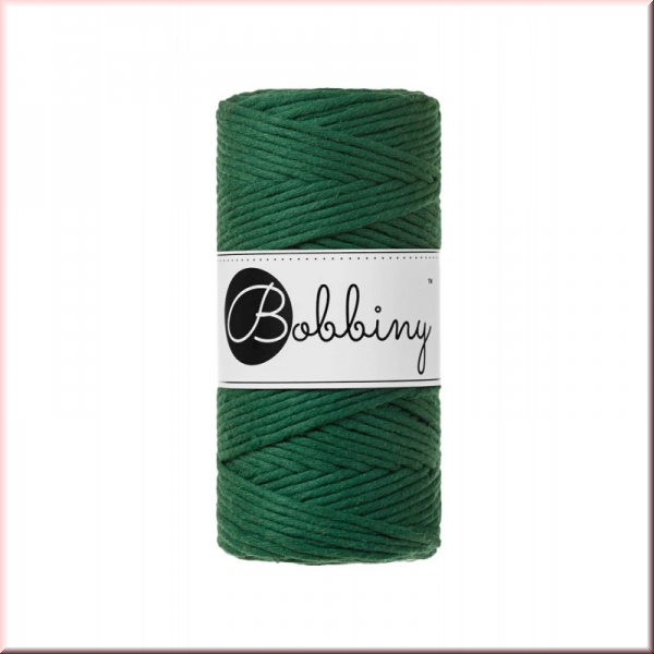 Bobbiny Macramegarn Durchmesser 3 mm 100 Meter Pine Green