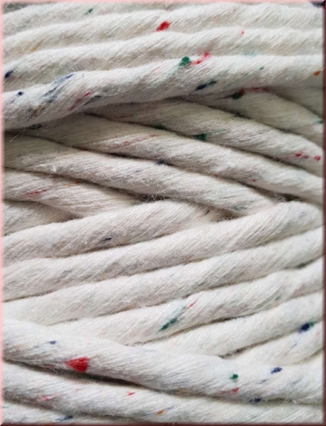 Bobbiny Macramegarn Durchmesser 5 mm 100 Meter Rainbow Dust