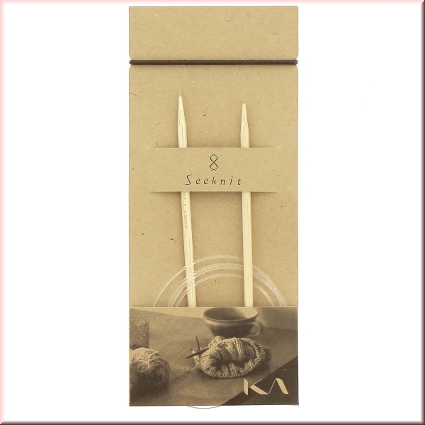 Rundstricknadel Holz 10 mm 100 cm lang