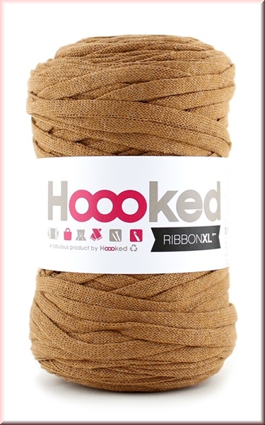 Hoooked Ribbon XL Caramel Brown - Variante 2-