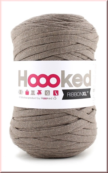 DIY Häkelset RibbonXL Teppich Earth Taupe