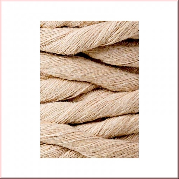 Bobbiny Macramegarn Durchmesser 9 mm 30 Meter Sand