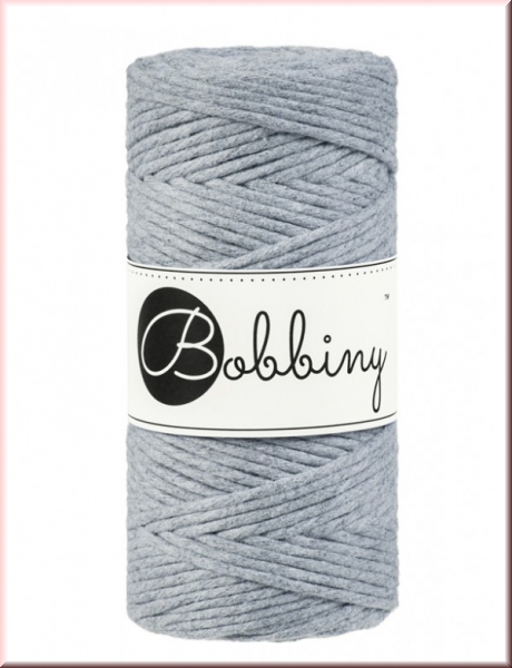 Bobbiny Macramegarn Durchmesser 3 mm 100 Meter Silver