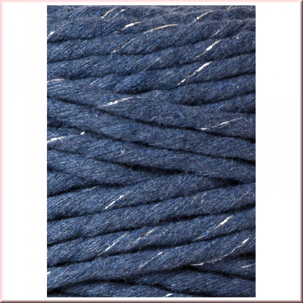 Bobbiny Macramegarn Durchmesser 5 mm 100 Meter Silverly Jeans