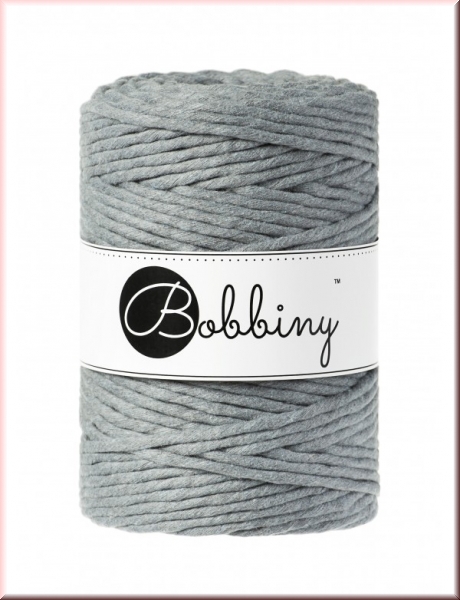 Bobbiny Macramegarn Durchmesser 5 mm 100 Meter Steel