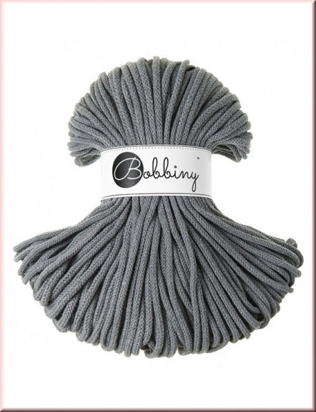 Bobbiny Cords 5mm 100 Meter Steel